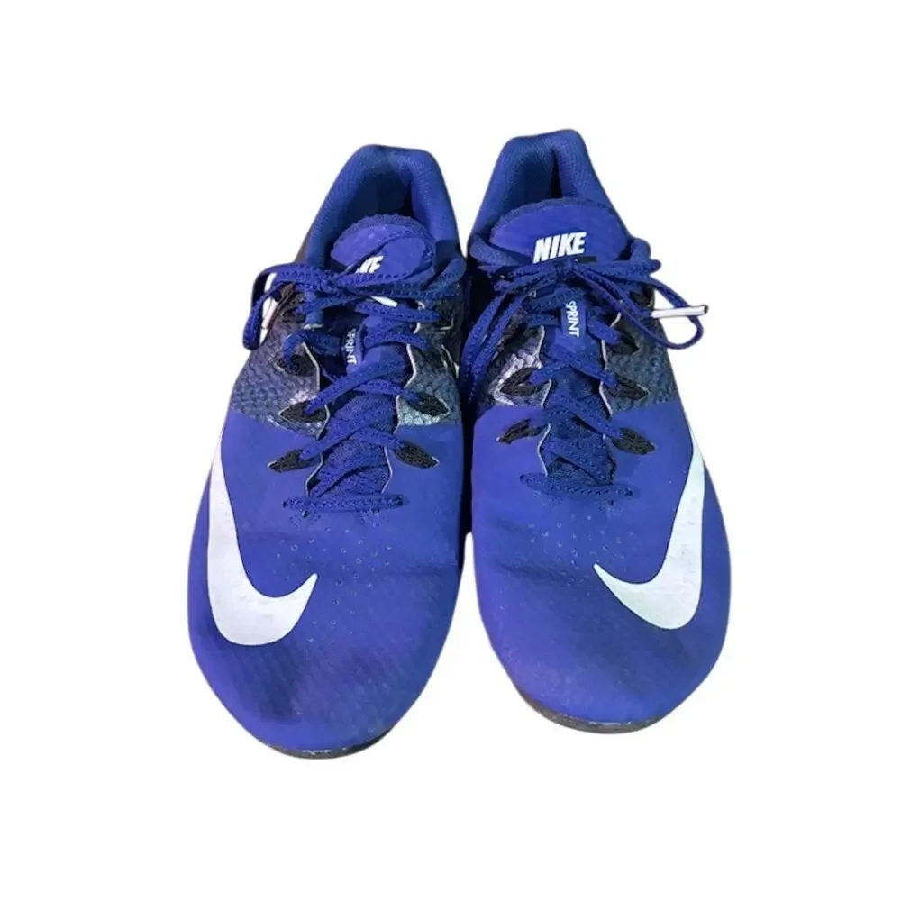 Nike Zoom Rival S 8 Track Spikes Mens 11 Blue White 806554-441 Bag Key Extras